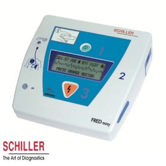 Hier finden Sie Defibrillatoren, wie den Schiller FRED easy Professional S